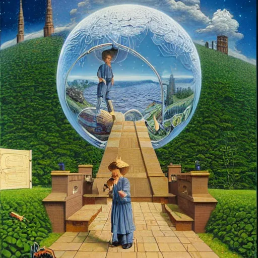 Image similar to art by james christensen, rob gonsalves and tim white