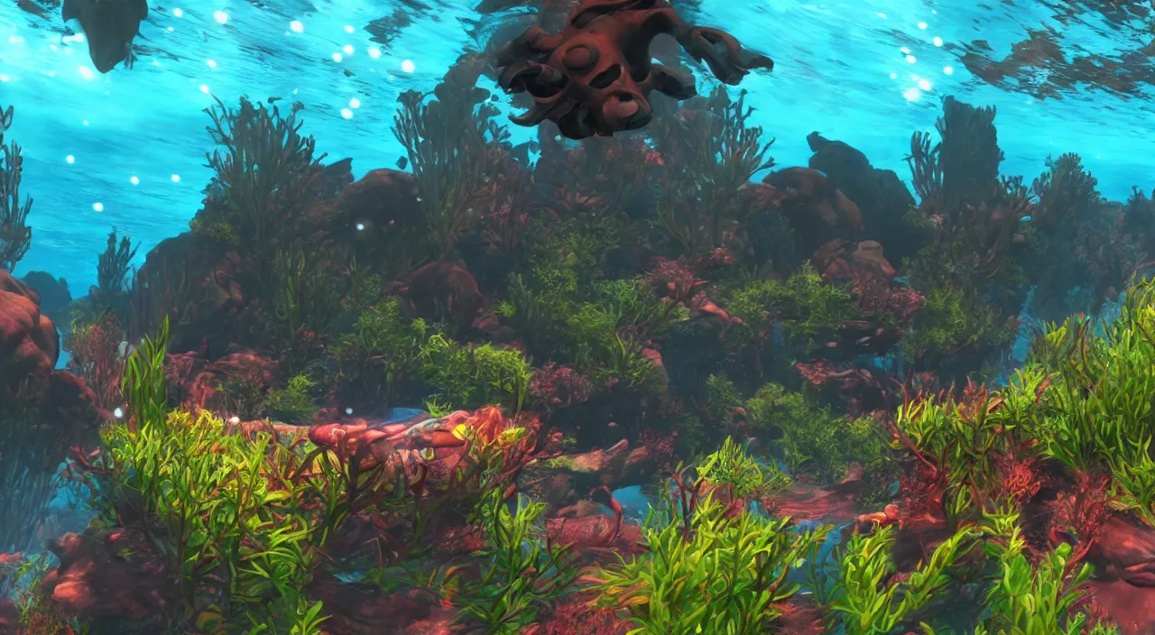 Image similar to subnautica underwater screenshot