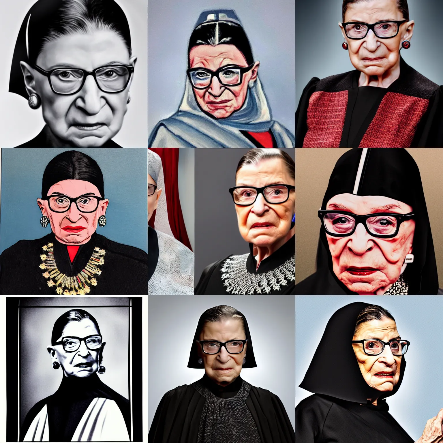 Prompt: ruth vader ginsburg
