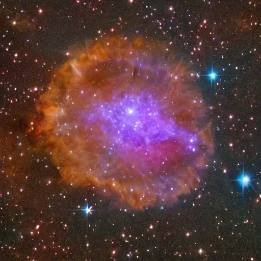 Image similar to nebula surrounding a supernova