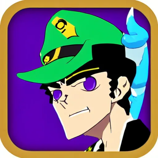 AI Art: Jotaro Kujo by @Galaxy themed lover