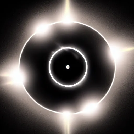 Image similar to a small soft, detailed lens flare, point of light, rings, vfx on black background