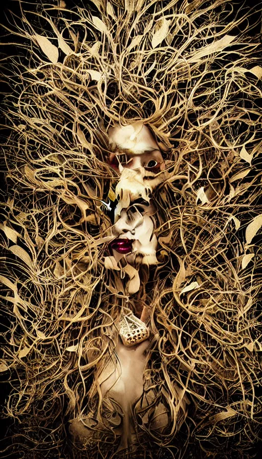 Prompt: techno artwork, by kirsty mitchell