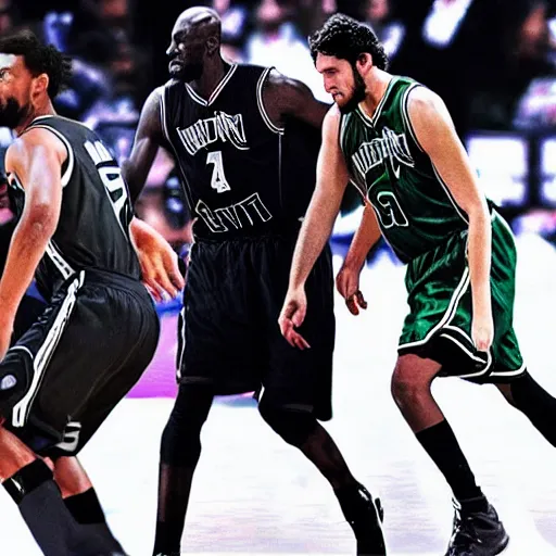 Image similar to Kevin Garnett as Jon Snow