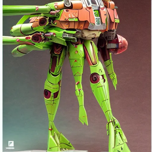 Image similar to futuristic nymphaea themed mecha waterlily upper body, sepals forming helmet, highly detailed, nymphaea, 8 k hd resolution, zeta gundam with floral inlay, bandai box art, star wars, makoto kobayashi, frank gehry, raymond swanland