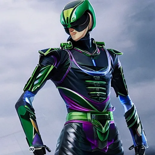 Image similar to new type of Kamen Rider, octane render