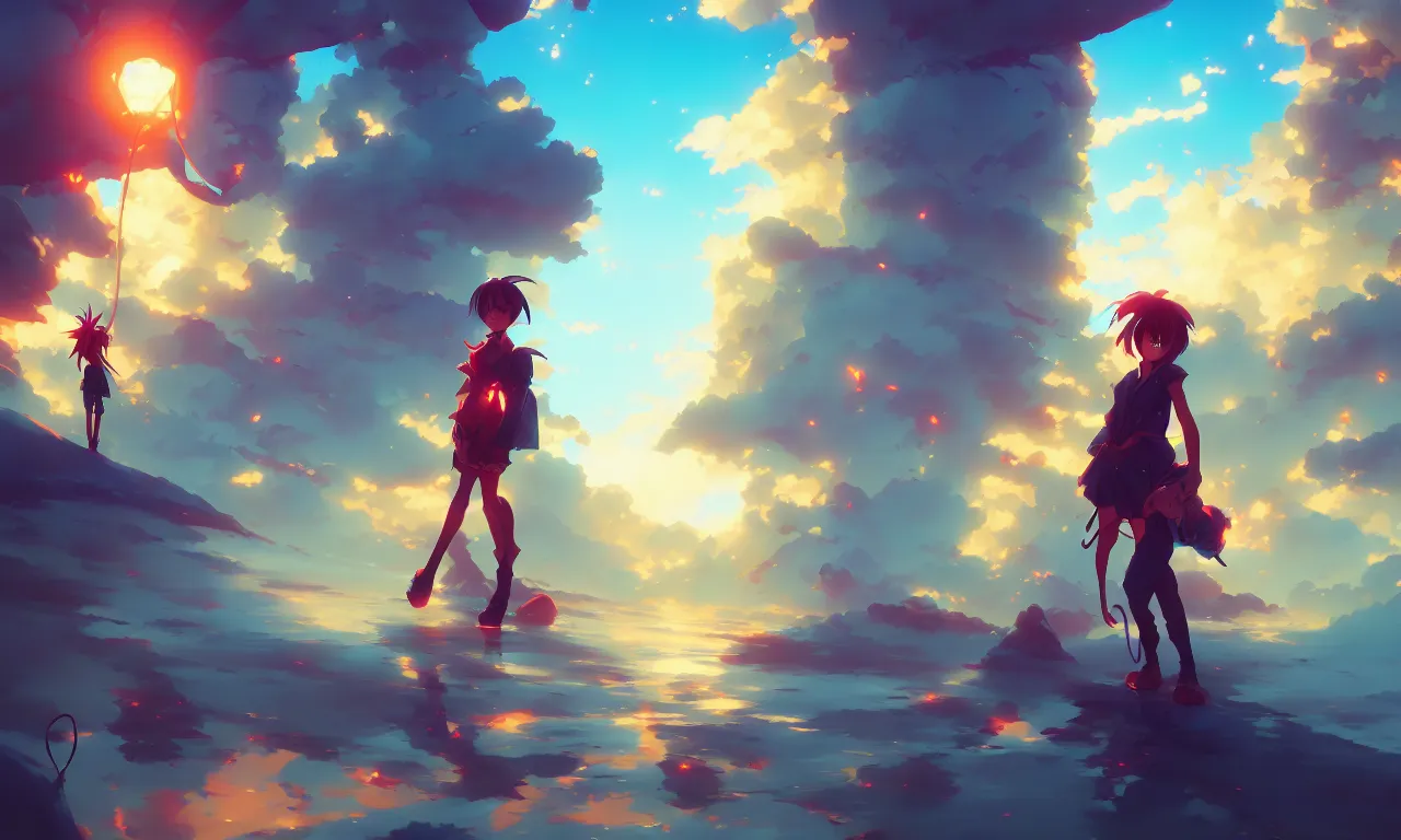 Image similar to anime background, behance hd by Jesper Ejsing, by RHADS, Makoto Shinkai and Lois van baarle, ilya kuvshinov, rossdraws global illumination