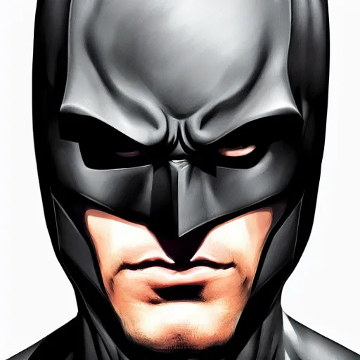 Prompt: a detailed portrait of batman, art illustration, incredibly highly detailed and realistic, 8 k, sharp focus