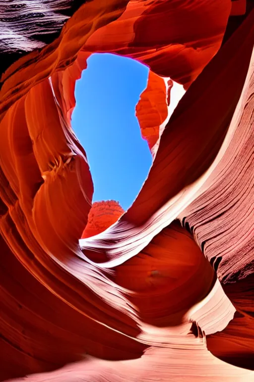 Image similar to antelope canyon inside a mountain