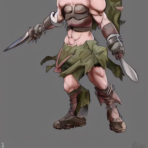 Image similar to character of crono trigger by the artist Max Berthelot. Rendering the full body and detailed head . Sharp focus, full of details, by jenny harder and Jason Nguyen , art book, trending on artstation and Pinterest