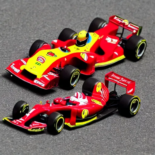 Image similar to hot wheels, formula 1, ferrari