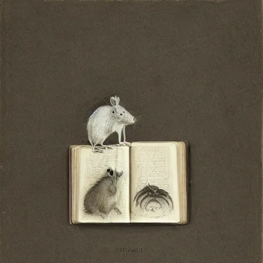 Prompt: funny looking rat photo in a book page, academic art, pencil sketch, polaroid, 18th century atlas, 1900s photograph, detailed, realism