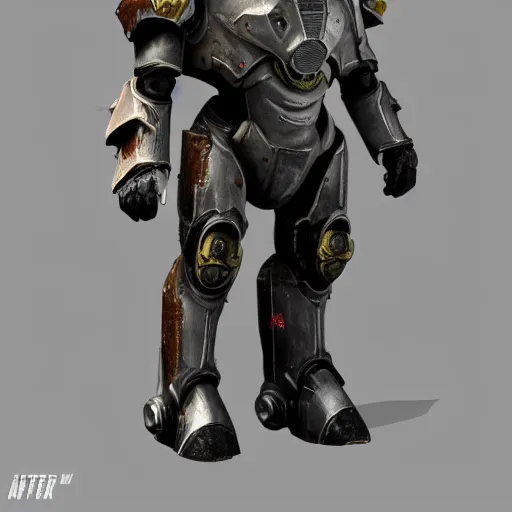 Image similar to fallout concept art power armor based off of a cat dragon hybird render ultra unreal engine 5, artstation, 4 k, digital art