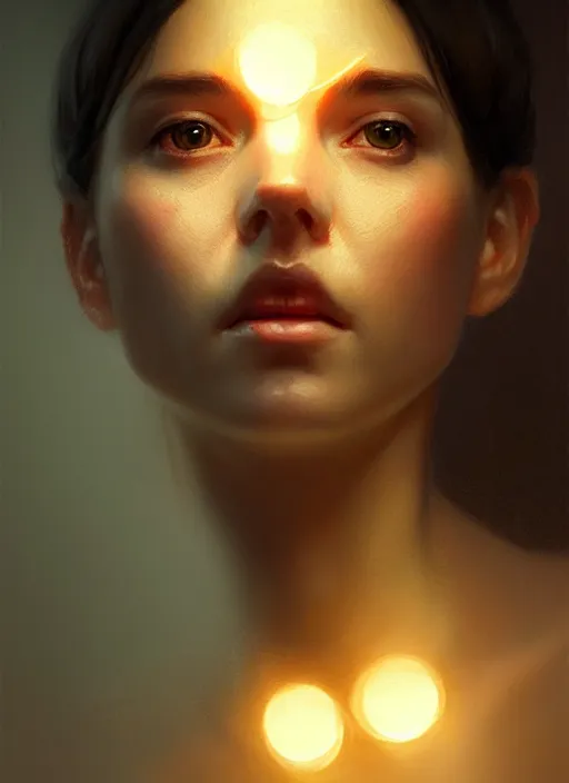 Prompt: realistic portrait, intricate, elegant, glowing lights, highly detailed, digital painting, artstation, concept art, smooth, sharp focus, illustration, art by wlop, mars ravelo and greg rutkowski