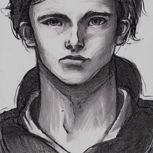 Prompt: Portrait of Eldon, who is a young wizard that studied at the School of Abjuration.