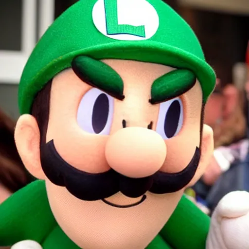 Prompt: luigi as a real person