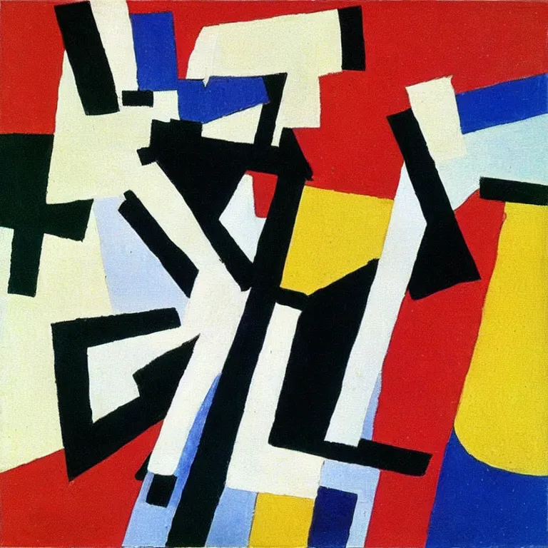 Image similar to “Suprematist painting by Kazimir Malevich”