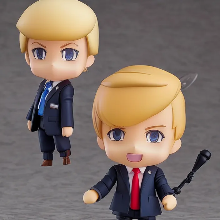 Image similar to Donald Trump, An anime Nendoroid of Donald Trump, figurine, detailed product photo