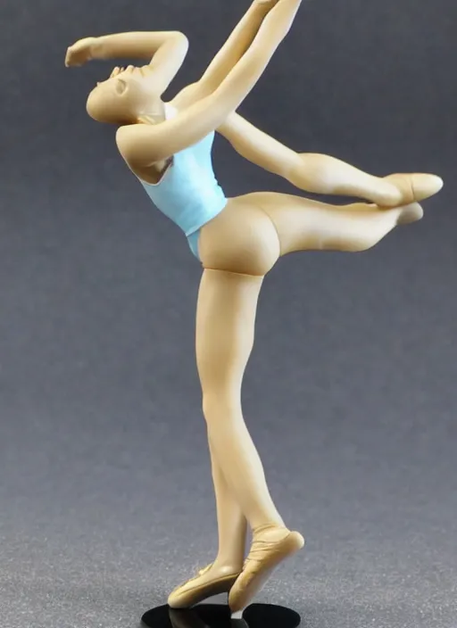 Image similar to Fine Image on the store website, eBay, Full body, 80mm resin figure of a cute modern dancer girl, environmental light from the front