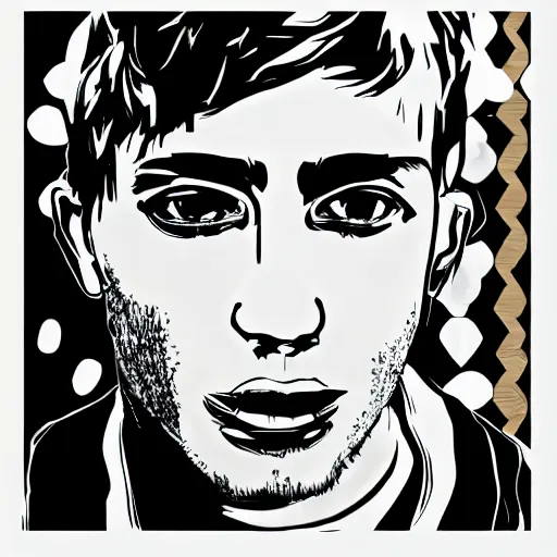 Image similar to human, male, portrait, vectorart, deviantart