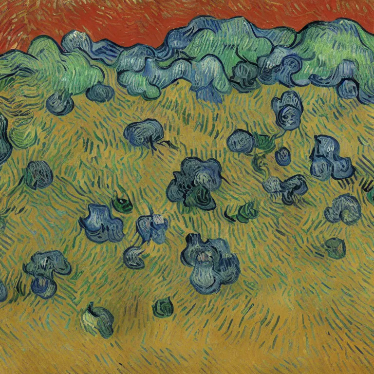 Image similar to Grogu Painted by Vincent Van Gogh high quality 8k