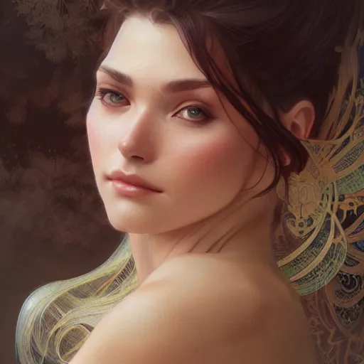 Prompt: ultra realistic illustration, pouting, intricate, elegant, highly detailed, digital painting, artstation, concept art, smooth, sharp focus, illustration, art by artgerm and greg rutkowski and alphonse mucha