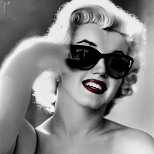 Image similar to iPhone selfie of Marilyn Monroe in Los Angeles 2019