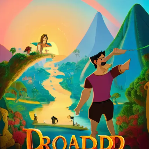 Prompt: the road to el dorado by dreamworks