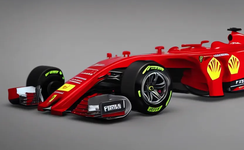 Prompt: “A 2025 Ferrari Formula One Concept, studio lighting, HYPER REALISTIC VFX SIMULATION, 8K”