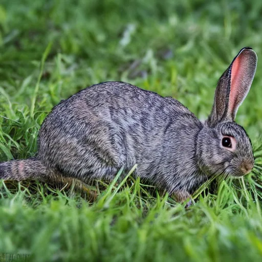 Image similar to a camouflaged rabbit