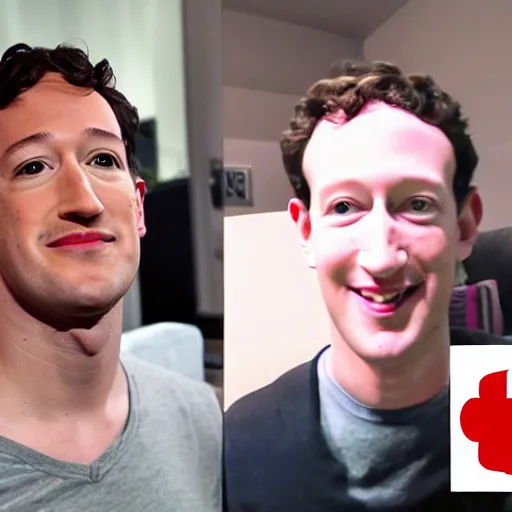 Image similar to photo of markiplier zuckerberg