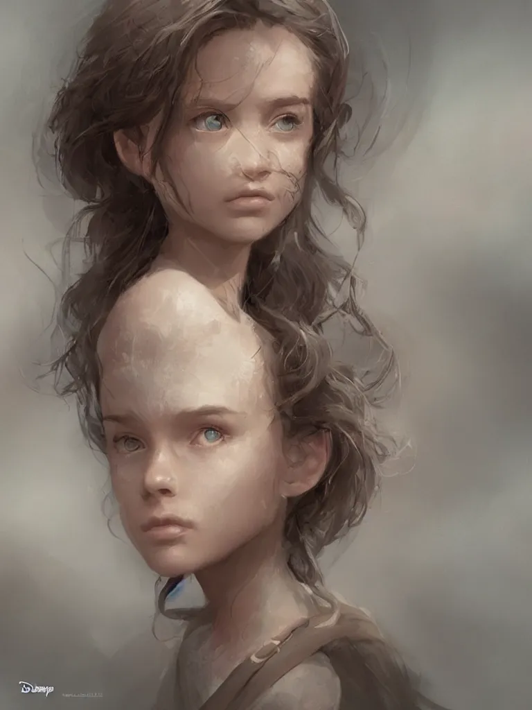 Image similar to beautiful portrait by Disney Concept Artists, blunt borders, rule of thirds