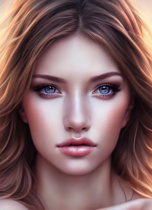 Image similar to a gorgeous female photo, professionally retouched, realistic, smooth face, perfect eyes, symmetrical, full body shot, wide angle, sharp focus, 8 k high definition, insanely detailed, intricate, elegant, art by artgerm