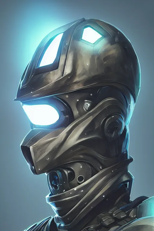 Image similar to epic mask helmet robot ninja portrait stylized as fornite style game design fanart by concept artist gervasio canda, behance hd by jesper ejsing, by rhads, makoto shinkai and lois van baarle, ilya kuvshinov, rossdraws global illumination radiating a glowing aura global illumination ray tracing hdr render in unreal engine 5