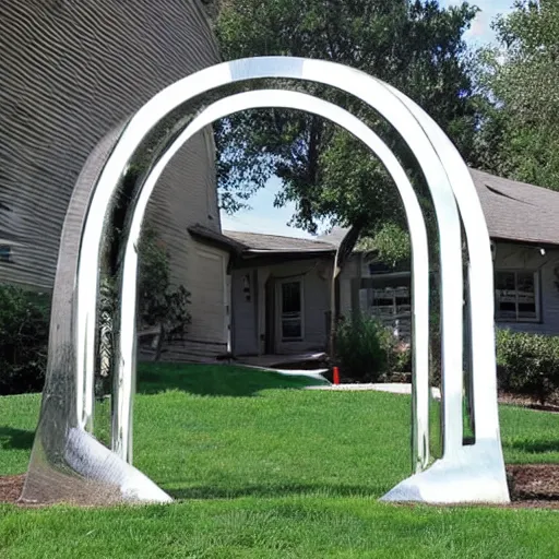 Image similar to a chrome arch, craigslist photo