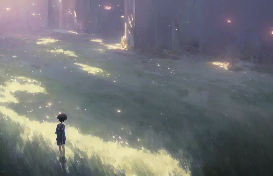 Image similar to makoto shinkai concept art of the spork polyp dimension, key visual, ambient lighting, highly detailed, digital painting, artstation, concept art, sharp focus, by makoto shinkai and akihiko yoshida and hidari and wlop and greg rutkowski