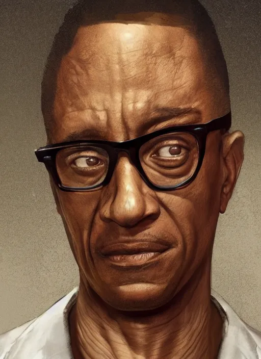 Prompt: gustavo fring, au naturel, hyper detailed, digital art, trending in artstation, cinematic lighting, studio quality, smooth render, unreal engine 5 rendered, octane rendered, art style by klimt and nixeu and ian sprigger and wlop and krenz cushart