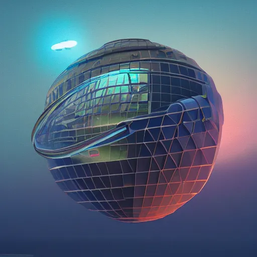 Image similar to photorealistic hyperrealistic holographic sea sphere sparrow mousse neutron fireflies , by Hans Andersen Brendekilde and Beeple and Brom , flat shading , Low poly , fine art