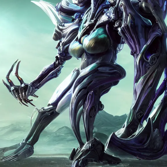 Image similar to extremely detailed front shot of a giant 1000 meter tall beautiful stunning saryn prime female warframe goddess, that's an anthropomorphic hot robot mecha female dragon, silver sharp streamlined armor, detailed head, sharp claws, glowing Purple LED eyes, sitting cutely in the background, rump on top of a mountain below her, a tiny forest with a village in the foreground, in front of her, fog rolling in, dragon art, warframe fanart, Destiny fanart, micro art, macro art, giantess art, fantasy, goddess art, furry art, furaffinity, high quality 3D realistic, DeviantArt, artstation, Eka's Portal, HD, depth of field