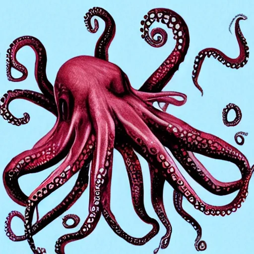 Image similar to octopus with 100 arms