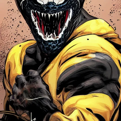 Image similar to walter white as venom