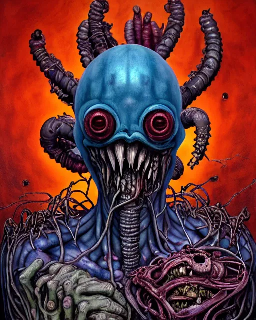 Image similar to the platonic ideal of flowers, rotting, insects and praying of cletus kasady carnage thanos dementor wild hunt chtulu mandala fritz the cat doctor manhattan bioshock xenomorph silent hill, ego death, decay, dmt, psilocybin, concept art by randy vargas and zdzisław beksinski