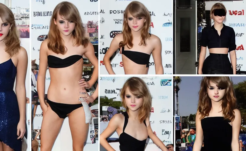 Image similar to emma watson+taylor swift+selena gomez swim together