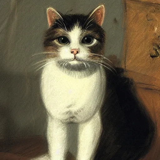 Image similar to cat by william turner