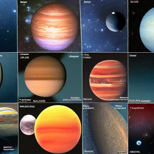 Image similar to planets under a microscope