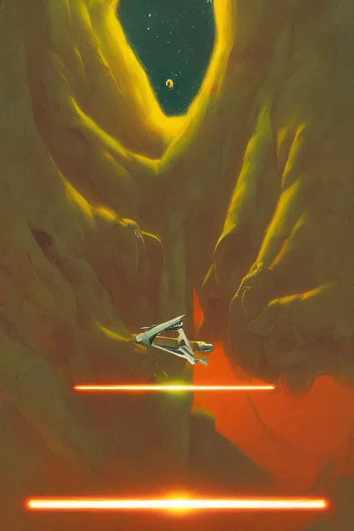 Image similar to reptilian star war with kosmonout using laser weapon Edward Hopper and James Gilleard, Zdzislaw Beksisnski, higly detailed