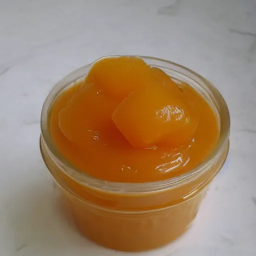 Prompt: marmelade made out of sponge