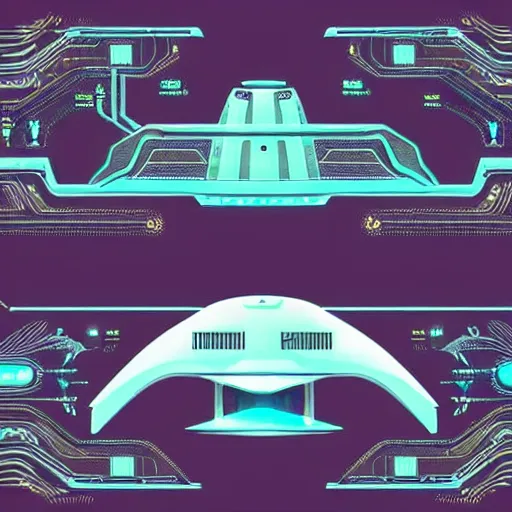 Prompt: sci-fi interface of a spaceship, sharp details, glowing icons, behance