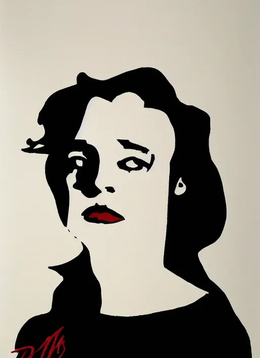 Image similar to Twin Peaks artwork by David Downton