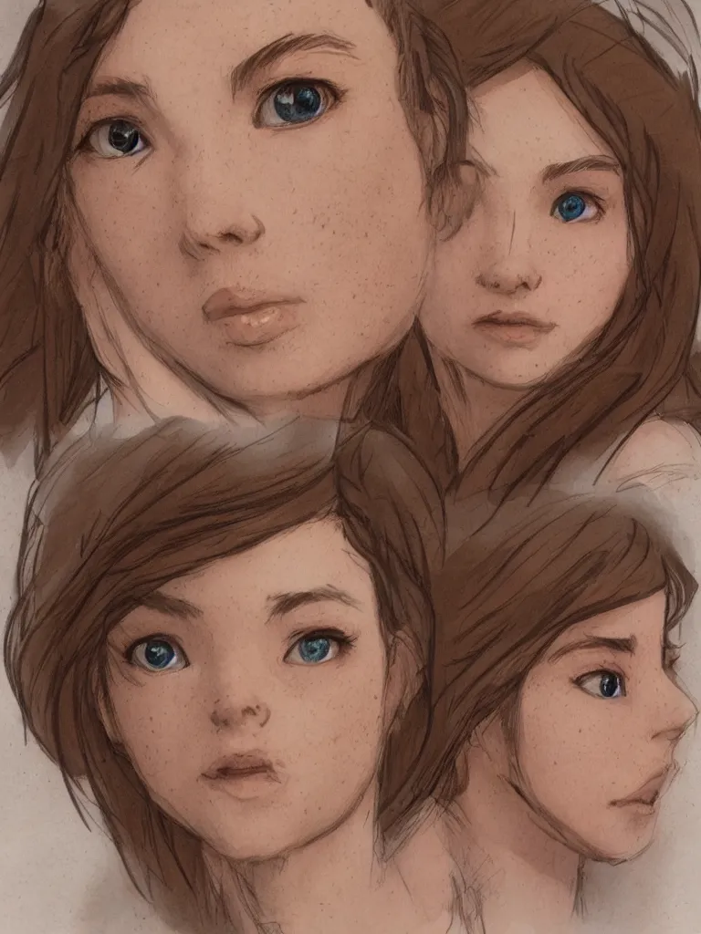 Image similar to freckles by disney concept artists, blunt borders, golden ratio